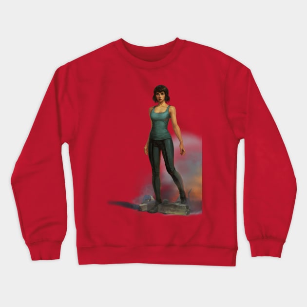 Ghost in the Shell Crewneck Sweatshirt by nikitanv